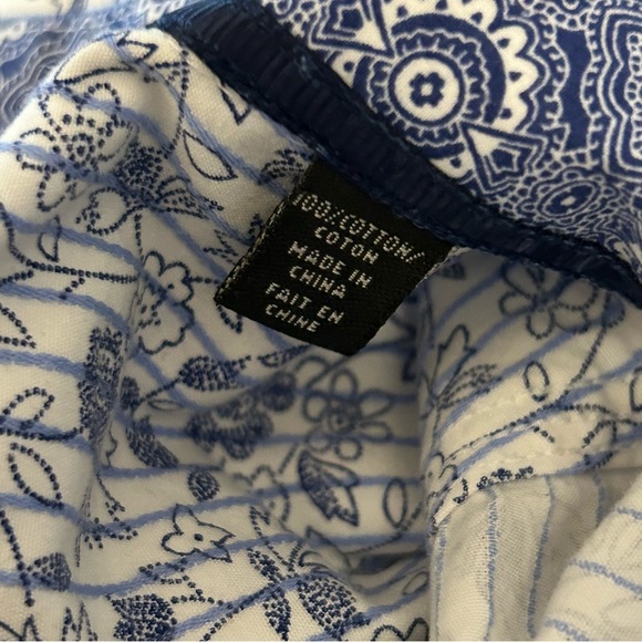 English laundry Men's Blue Floral Shirt M - Picture 5 of 11